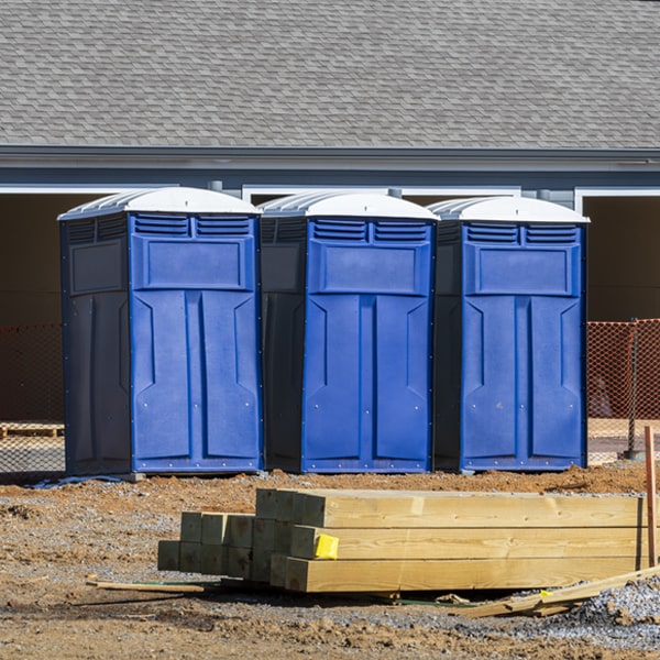 are there any restrictions on what items can be disposed of in the porta potties in Greenfield OH